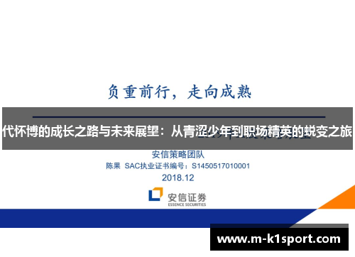 代怀博的成长之路与未来展望：从青涩少年到职场精英的蜕变之旅